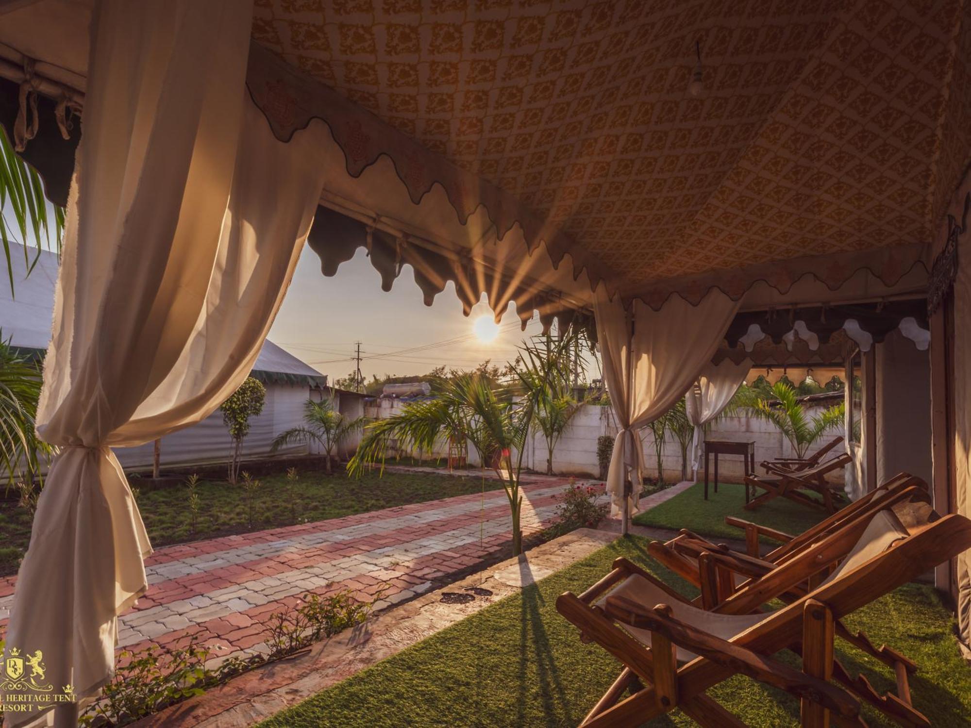 The Royal Heritage Tent Resort- Statue Of Unity Kevadia Exterior foto
